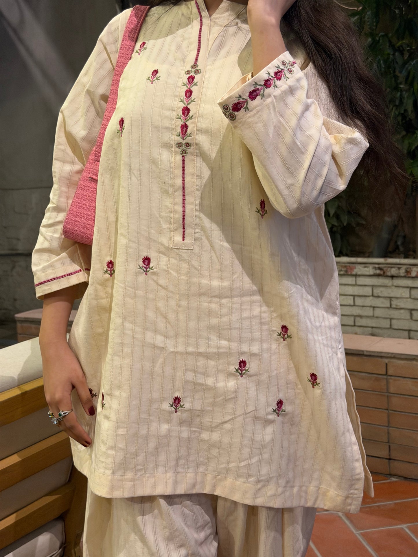 Ivory Bloom 2pc lawn set