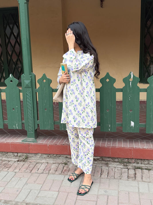 Lilaccore – Printed Lawn Co-Ord Set