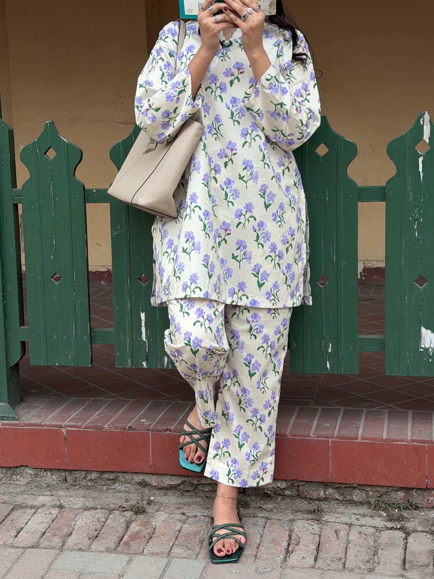 Lilaccore – Printed Lawn Co-Ord Set