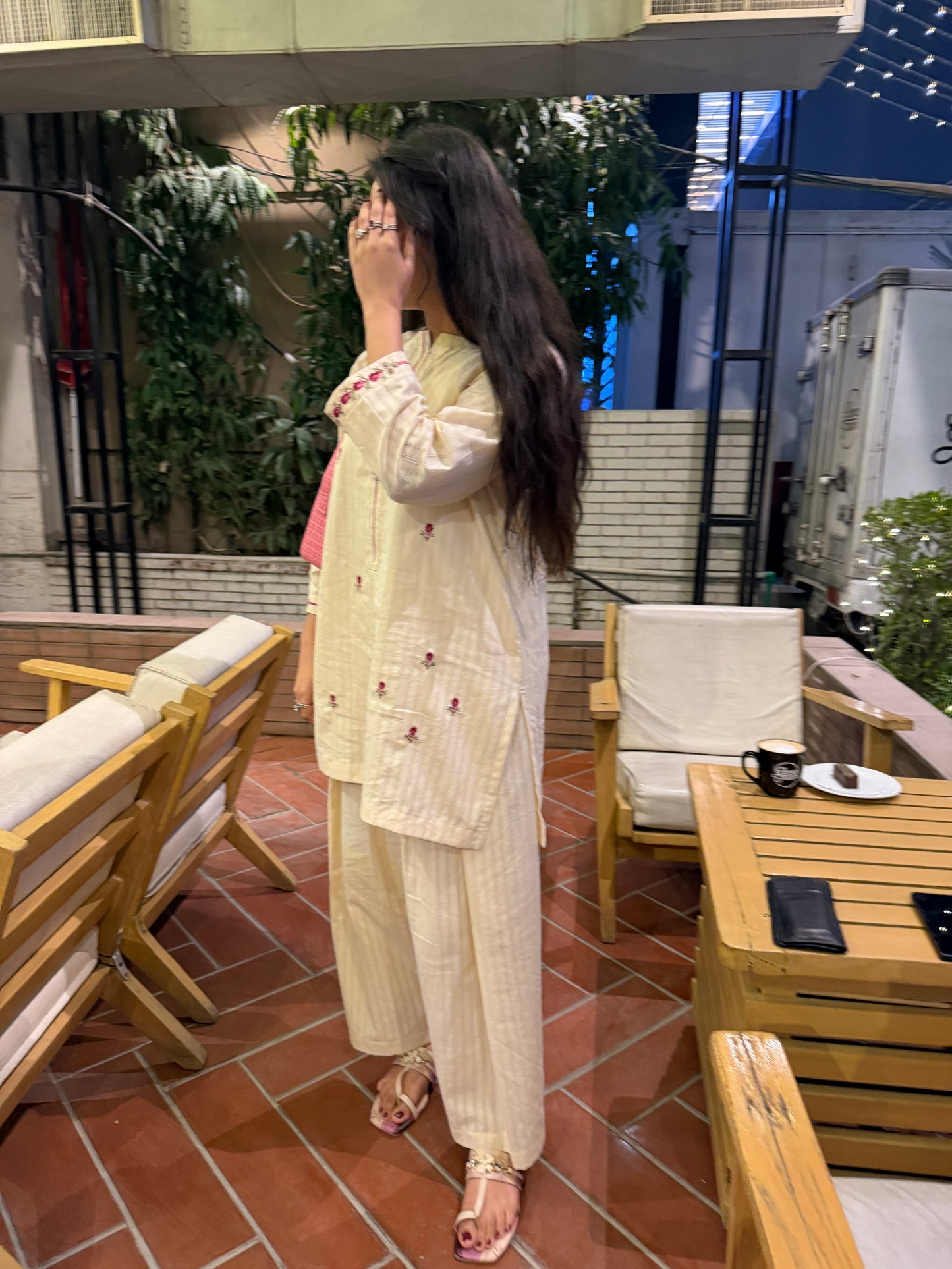 Ivory Bloom 2pc lawn set