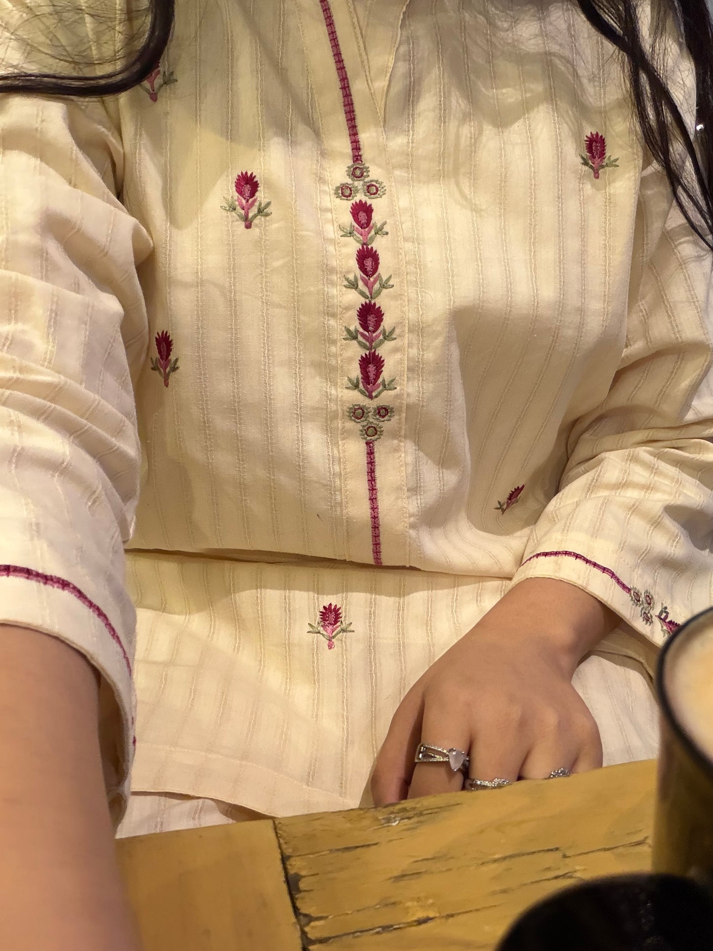 Ivory Bloom 2pc lawn set