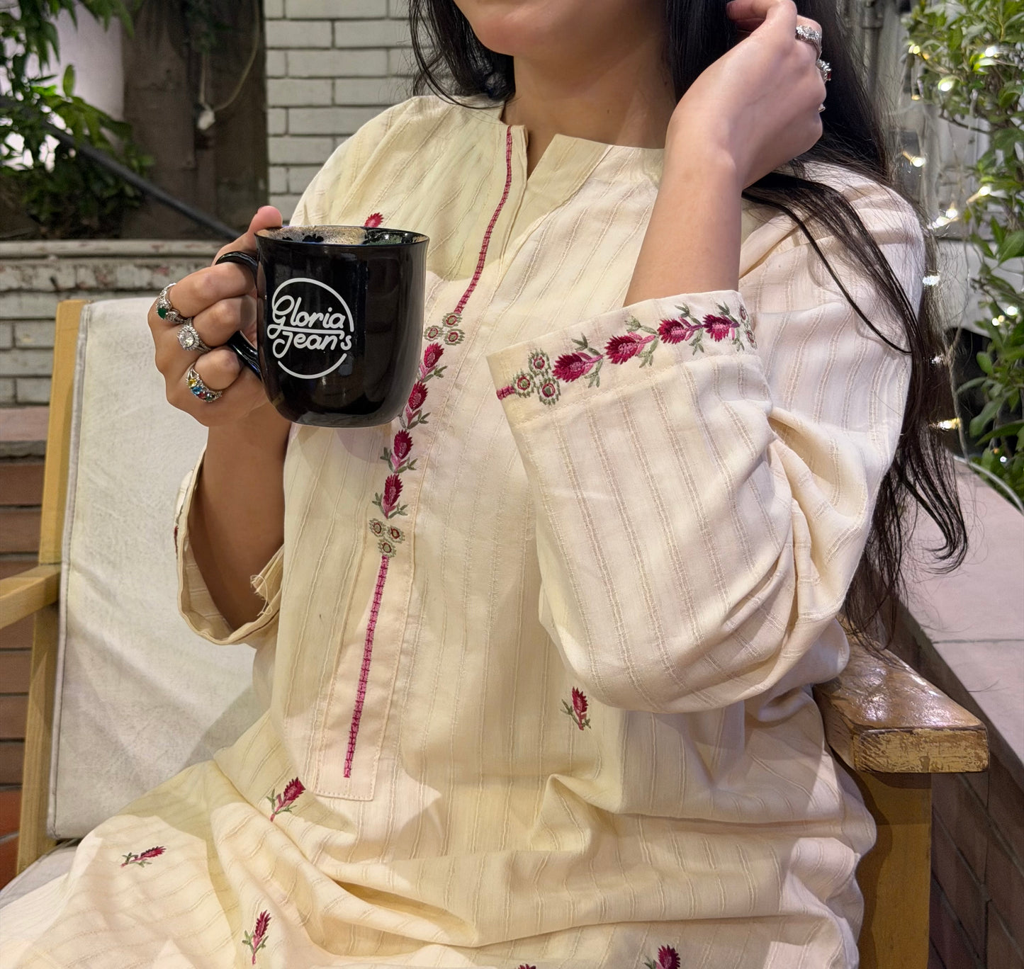 Ivory Bloom 2pc lawn set