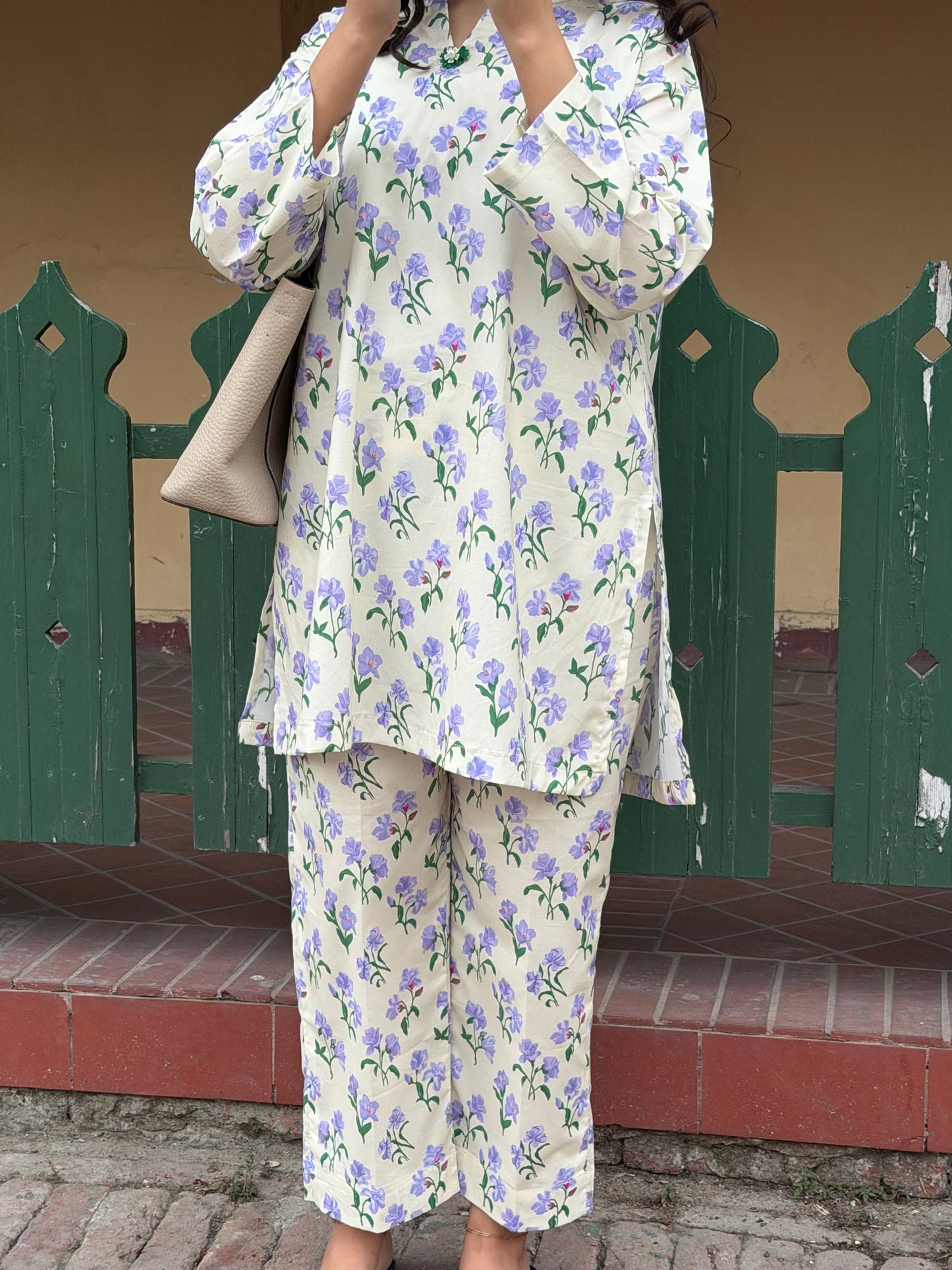 Lilaccore – Printed Lawn Co-Ord Set