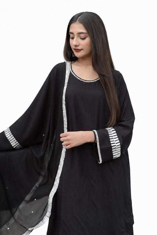 Midnight Noir - Linen 3 Piece Set